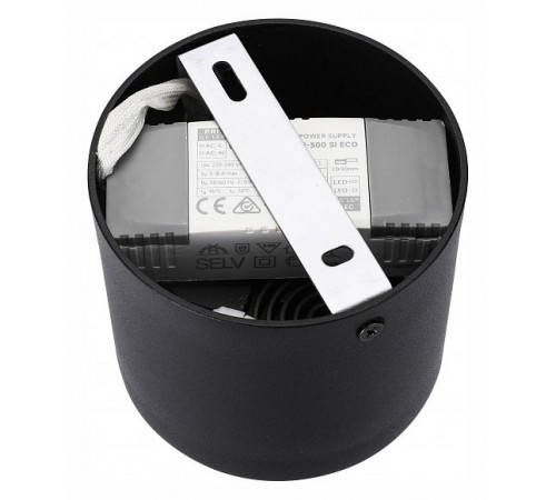 Накладной светильник iLedex Technical 113-12W-D100-3000K-24DG-BK Metrica