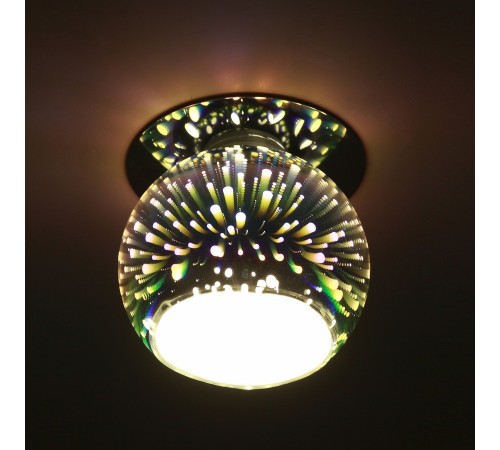 Встраиваемый светильник Эра 1465JC S/CL DK88