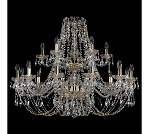 Подвесная люстра Bohemia Art Classic 11.21.12+6.360.2d.Gd.Sp 11.21