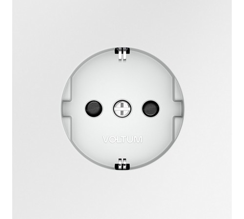 Розетка с заземлением и со шторкой, без рамки Voltum VLS040202 S70