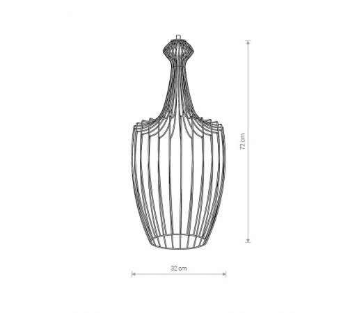 Плафон металлический Nowodvorski 8592 Cameleon Luksor L G