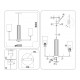 Люстра на штанге Ambrella Light LH56211 HIGH LIGHT
