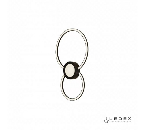 Накладной светильник iLedex X046324 24W 3000K BK Galaxy