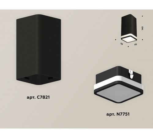 Накладной светильник Ambrella Light XS7821020 XS