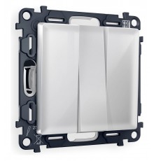 Выключатель трехклавишный без рамки Ambrella Volt MA405010 Quant