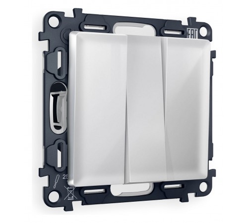 Выключатель трехклавишный без рамки Ambrella Volt MA405010 Quant