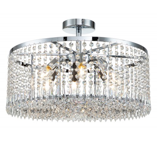 Люстра на штанге Indigo 12005/6С Chrome Sfarzo