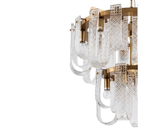 Подвесная люстра Indigo 12027/12P Brass Brina