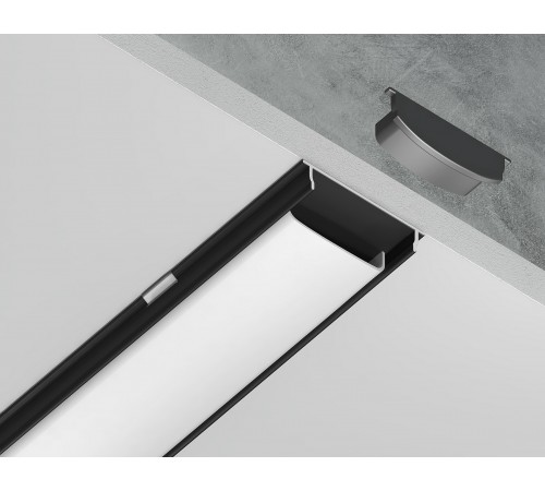 Профиль накладной гибкий Ambrella Light GP1600BK GP