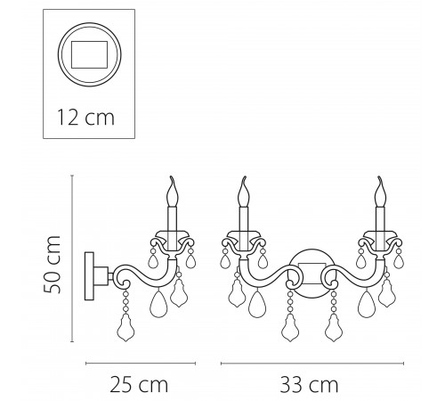 Бра Osgona 788624 Lusso