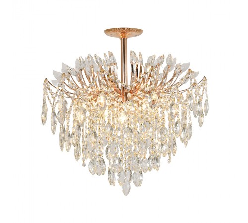 Люстра на штанге Escada 2104/8P Gold Dimosari