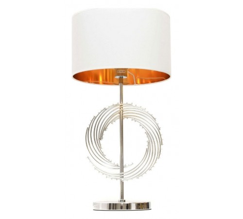 Настольная лампа декоративная LUMINA DECO LDT 5531 CHR+WT Fabi