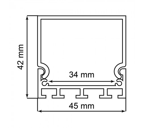 Профиль накладной Feron 48120 CAB268