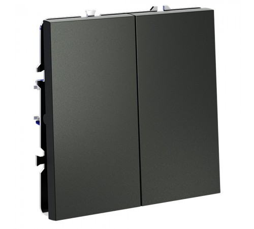 Выключатель проходной двухклавишный без рамки Voltum VLS020306 S70