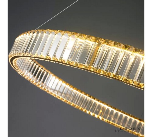 Подвесной светильник iLedex 10920P/1-38W-3000K-D1000 GL-CL Woodstock