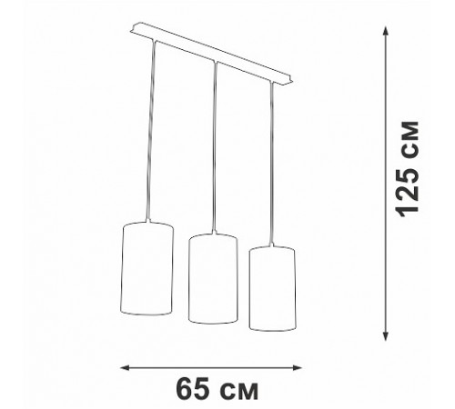 Подвесной светильник Vitaluce V2895-0/3S V2895
