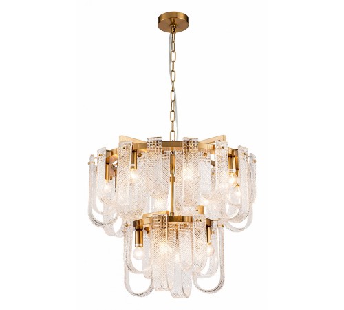 Подвесная люстра Indigo 12027/12P Brass Brina