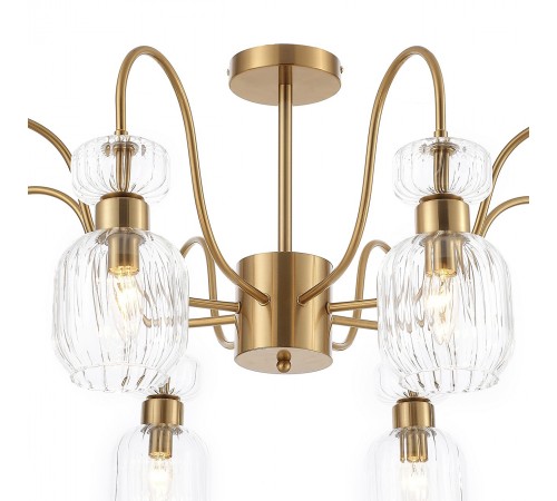 Люстра на штанге Escada 1141/8PL Clear Gloss