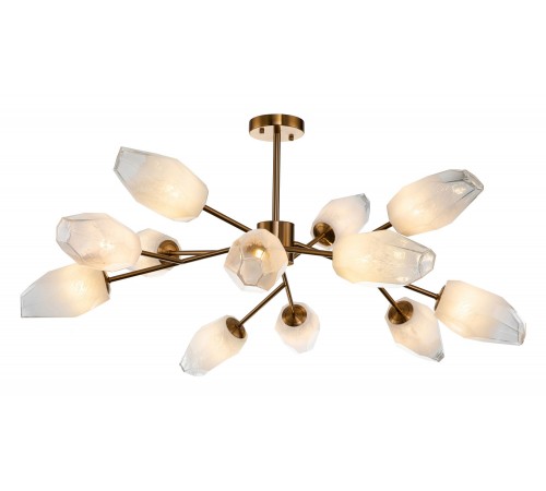 Люстра на штанге Indigo 13003/12C Brass Boccio