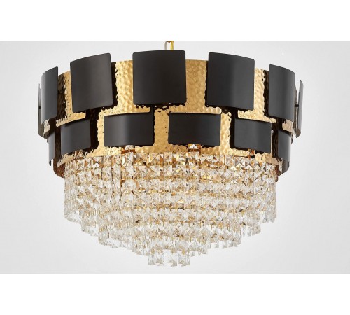 Подвесная люстра LUMINA DECO LDP 7045-600 BK+GD MOLINA