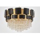 Подвесная люстра LUMINA DECO LDP 7045-600 BK+GD MOLINA