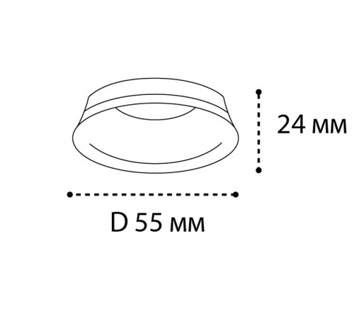 Кольцо декоративное Italline IT08-8050 white IT08-8050