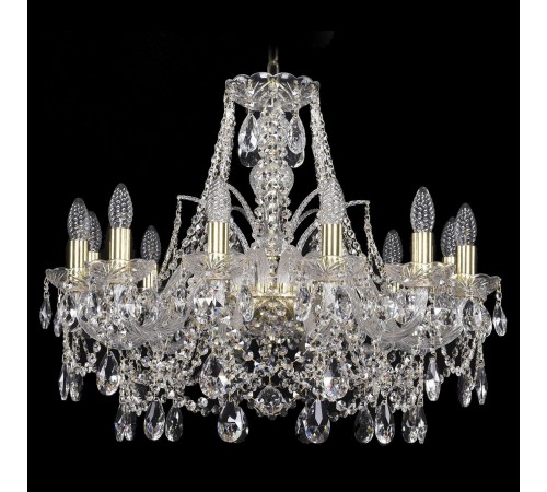 Подвесная люстра Bohemia Ivele Crystal 1411/12/240/G 1411