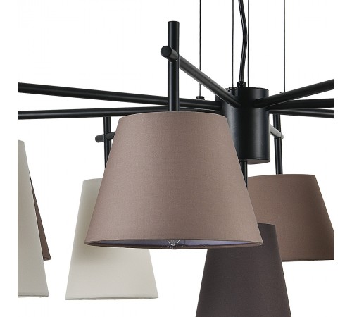 Подвесная люстра Indigo 13032/9P Black Abbinare