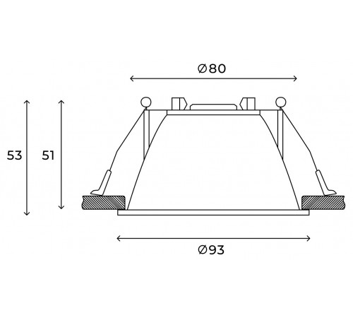 Встраиваемый светильник Hesby Lighting HSBL_0114 Odda