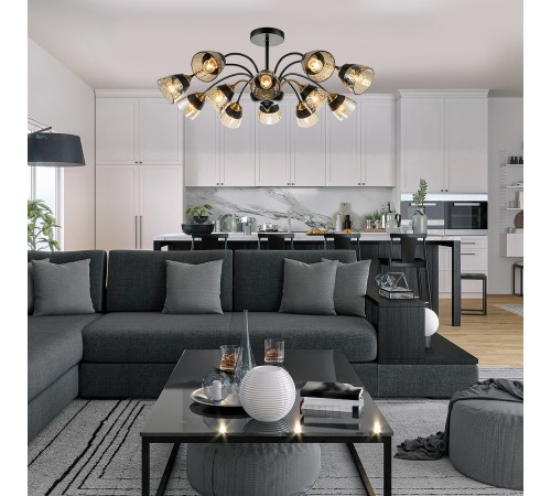 Люстра на штанге Escada 1148/12P Bouquet