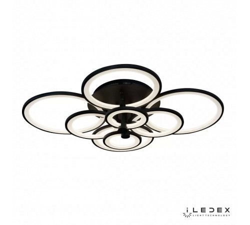 Потолочная люстра iLedex A001/8 BK Ring