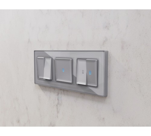 Клавиши для выключателя двухклавишного Ambrella Volt AP5030 Quant