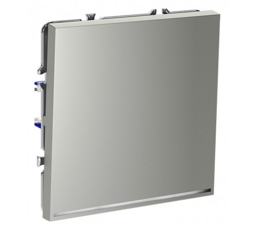 Выключатель проходной одноклавишный с подсветкой без рамки Voltum VLS010405 S70