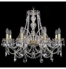 Подвесная люстра Bohemia Ivele Crystal 1411/8/240/G 1411