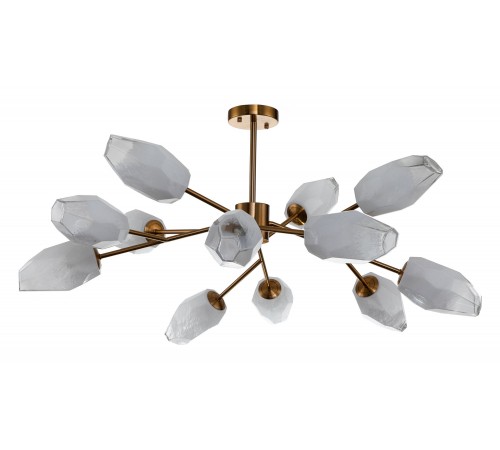 Люстра на штанге Indigo 13003/12C Brass Boccio