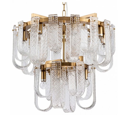 Подвесная люстра Indigo 12027/12P Brass Brina