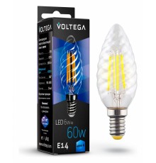 Лампа светодиодная Voltega 7028 Candle corn 6W