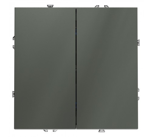 Выключатель двухклавишный без рамки Voltum VLS020106 S70