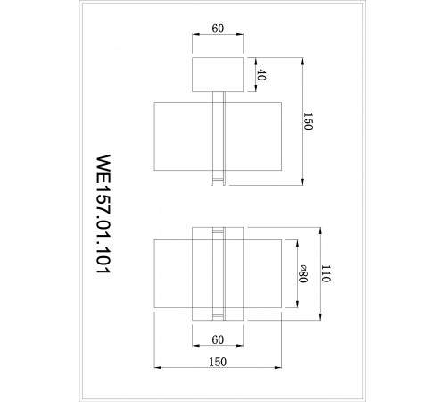 Бра Wertmark WE157.01.101 Paula