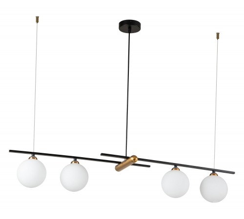 Подвесной светильник Indigo 11015/4P Black Opaco