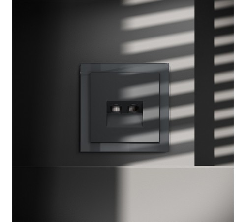 Розетка двойная Ethernet RJ-45 без рамки Voltum VLS060207 S70