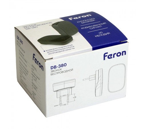 Звонок беспроводной Feron 48945 DB-380