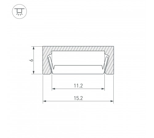 Короб накладной Arlight 029024 MIC