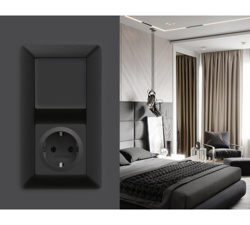 Клавиша для выключателя одноклавишного Ambrella Volt AP9010 Quant