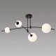 Люстра на штанге iLedex 6827-4 BK+WH Epical