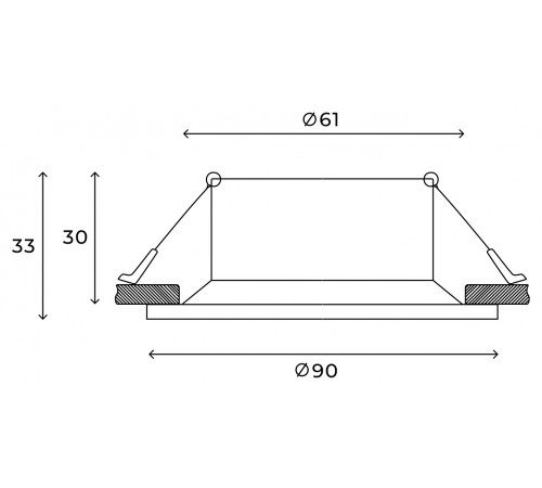 Встраиваемый светильник Hesby Lighting HSBL_0102 Glow