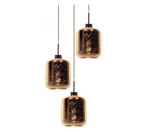 Подвесной светильник LUMINA DECO LDP 6811-3 RD GD Alacosmo