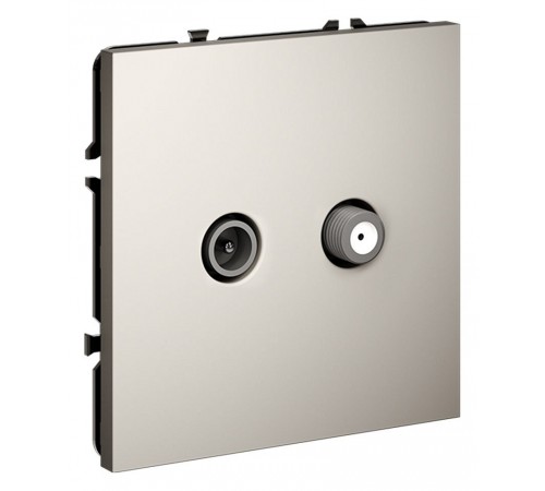 ТВ-розетка и SAT-розетка оконечная без рамки Voltum VLS060403 S70