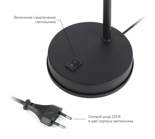 Настольная лампа офисная Эра Б0047193 N117