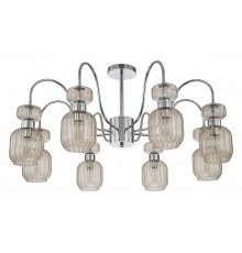Люстра на штанге Escada 1141/8PL Chrome/Beige Gloss